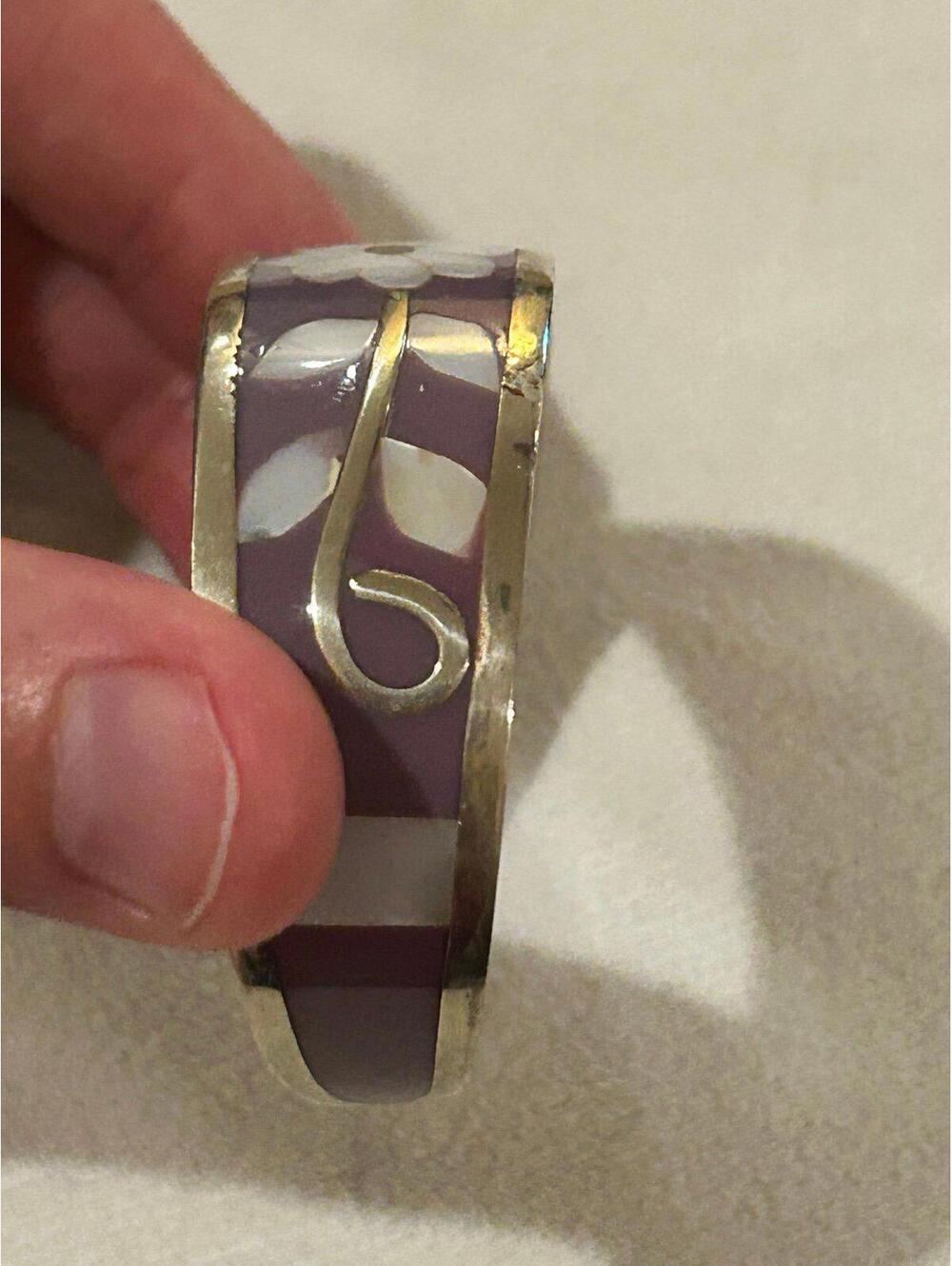 bracelet made in Mexico flower 925 sterling silver - Picture 7 of 12